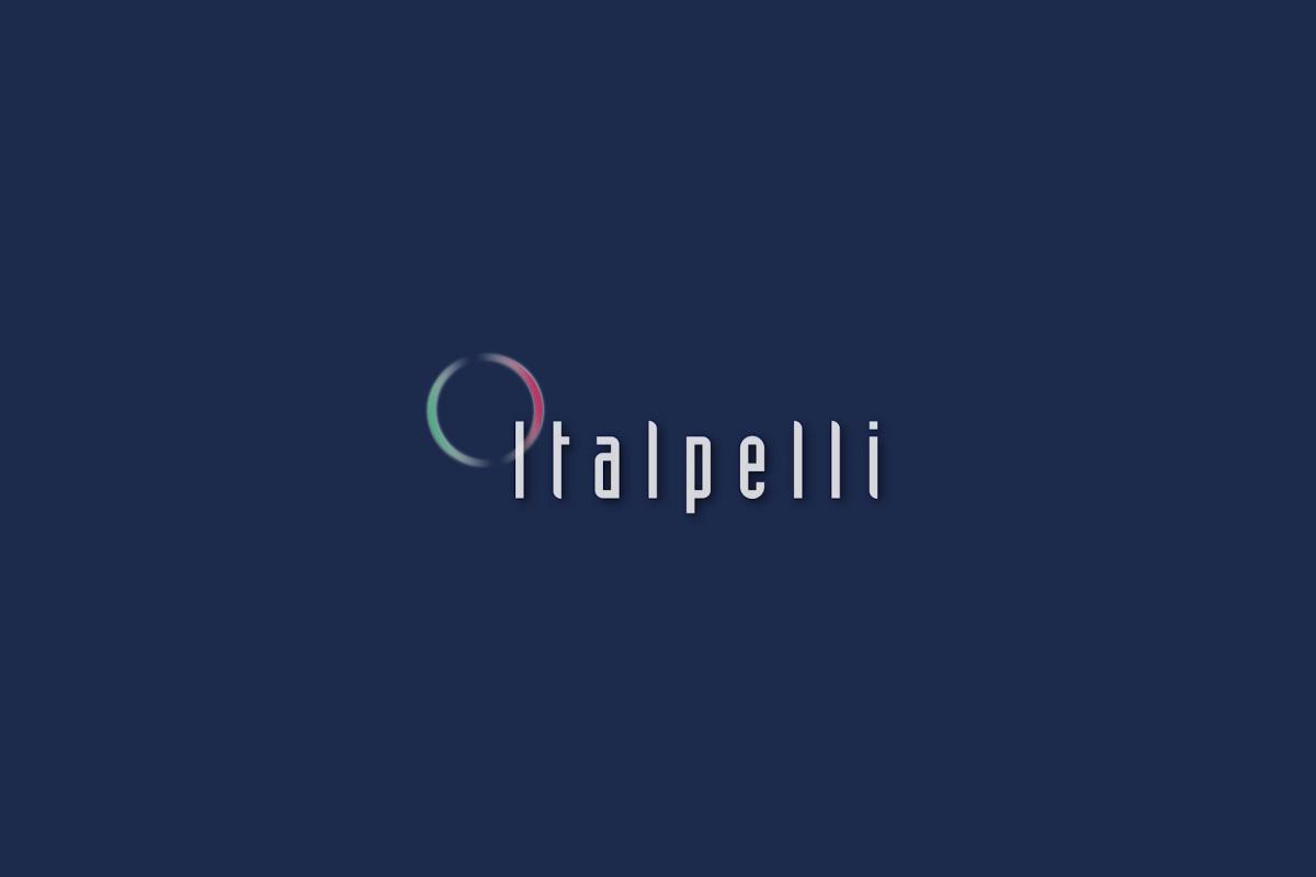 Sfondo blu con logo Italpelli